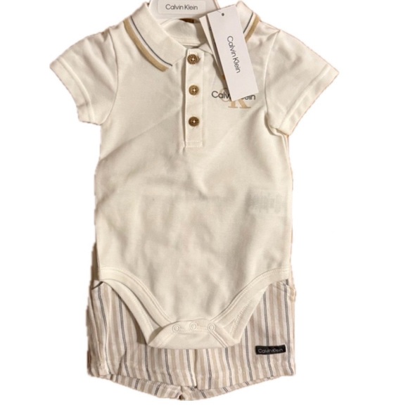 Calvin Klein Other - Calvin Klein Baby Boy 2 Piece Outfit Set